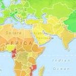 مقایسه میانگین ضریب هوشی کشورهای مختلف